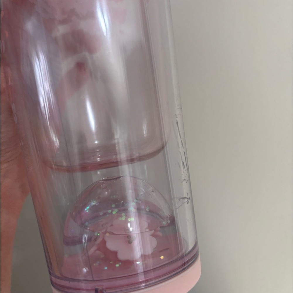 Starbucks 2018 Korea Sakura Cherry Blossom Tumbler - Waterball Travel Cup - Rare - Picture 10 of 11
